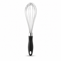 Fouet ballon en inox avec poignée antidérapante noire 28 cm