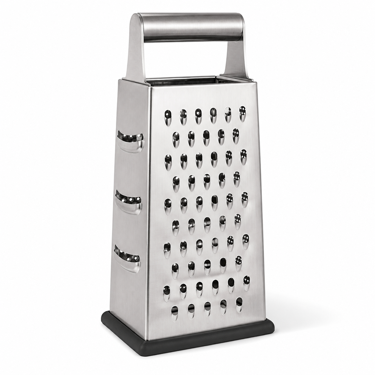Râpe quatre faces en inox avec base antidérapante 24 cm