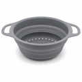 Passoire pliable en silicone gris pierre 28 cm