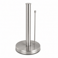Porte-essuie-tout en inox brossé avec base lestée 32 cm