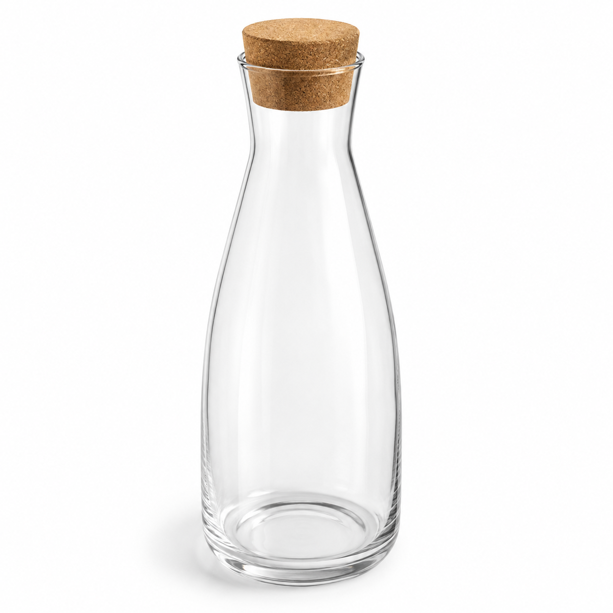 Carafe en verre borosilicate avec bouchon liège 1,2 L