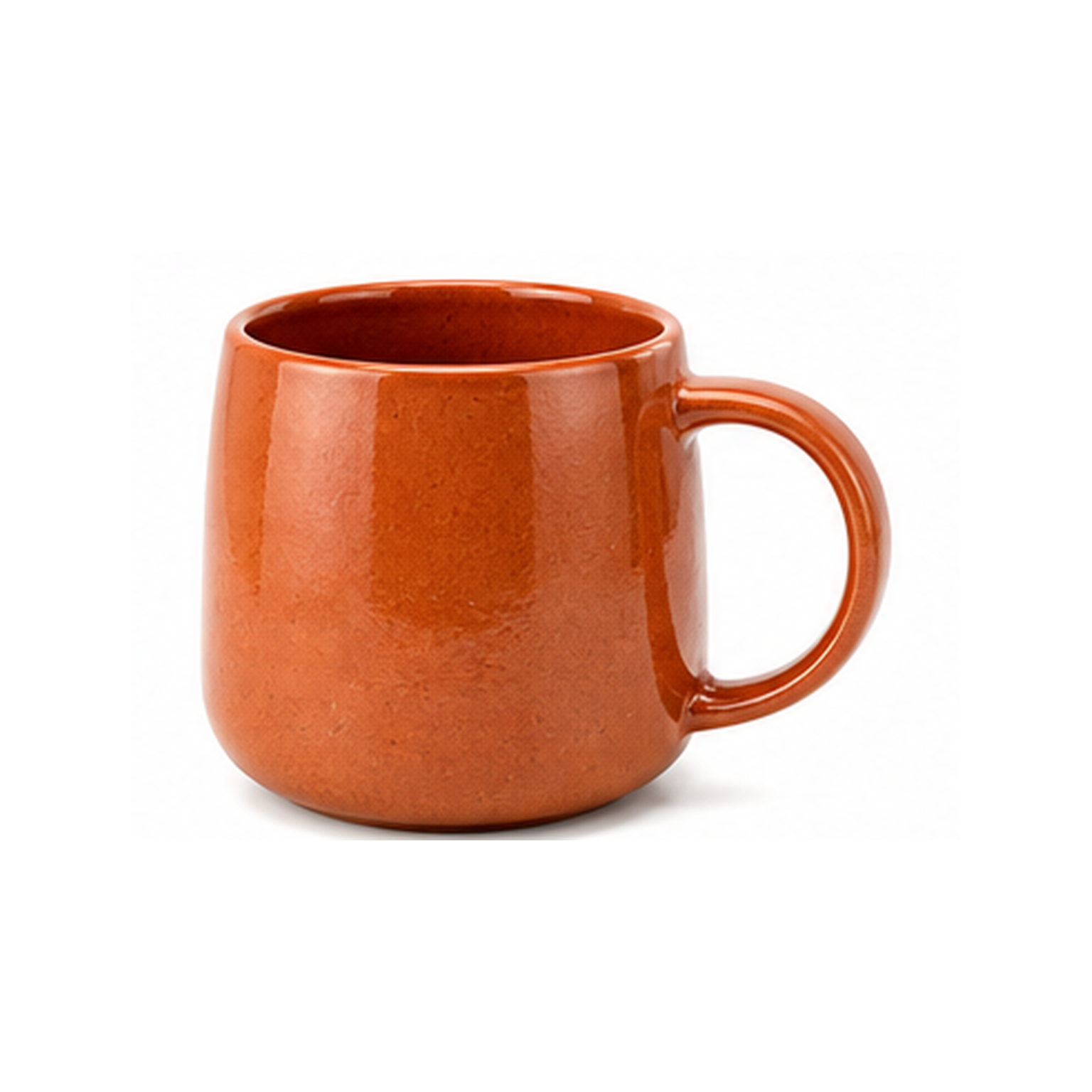 Mug en grès terracotta avec anse large 380 ml